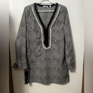 ATHLETA Kimssa Herringbone Tunic Swim Coverup Medium